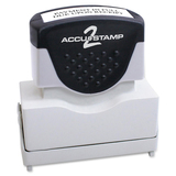 COSCO Accu-Stamp Pre-inked Custom Shutter Stamp COSAS20A2