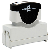 COSCO Accu-Stamp Pre-inked Custom Shutter Stamp COSAS21A2