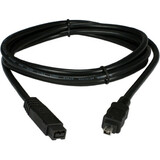 QVS QVS 3ft IEEE1394b FireWire800/i.Link 9Pin to 4Pin A/V Black Cable