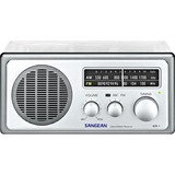 SANGEAN AMERICA Sangean Analog AM / FM Clear Table - Top Radio - Clear