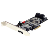 StarTech.com 4 Port PCI Express SATA III (6Gbps) Controller Card w/ eS - PEXSAT34