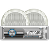 Dual MCP100 Marine Flash Audio Player - 240 W RMS - Single DIN - MCP100