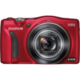 Fujifilm FinePix F750EXR 16 Megapixel Compact Camera - Red - 16228252