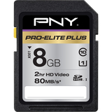 PNY Pro-Elite Plus 8 GB Secure Digital High Capacity (SDHC) - 1 Card/1 - PSDH8U230GE