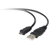 GENERIC Belkin USB-A/Micro-B PRO Cable A/B; 6 Black