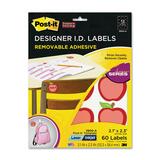 Post-it Designer Identification Label