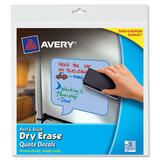 Avery Peel and Stick Dry Erase Quote Decal AVE24308