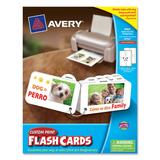 Avery Custom Print Flash Card AVE04753