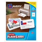 Avery Custom Print Flash Card AVE04780