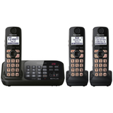 Panasonic KX-TG4743B Cordless Phone - 1.90 GHz - DECT 6.0 - Black