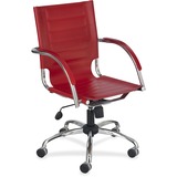 SAFCO Safco Flaunt Managers Chair Red Leather