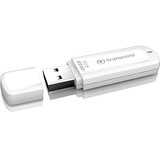 TRANSCEND INFORMATION Transcend JetFlash 370 4 GB USB 2.0 Flash Drive - White