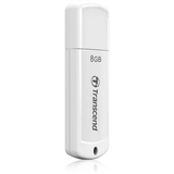 TRANSCEND INFORMATION Transcend JetFlash 370 8 GB USB 2.0 Flash Drive - White