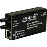 TRANSITION NETWORKS Transition Networks Mini M/E-PSW-FX-02 Media Converter