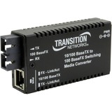TRANSITION NETWORKS Transition Networks Mini M/E-PSW-FX-02(SM) Media Converter
