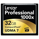 Lexar Media Professional 32 GB CompactFlash (CF) Card - 1 Card/1 Pack - LCF32GCTBNA1000