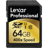 Lexar Media Professional 64 GB Secure Digital Extended Capacity (SDXC) - LSD64GCTBNA400