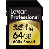 Lexar Media Professional 64 GB Secure Digital Extended Capacity (SDXC) - LSD64GCTBNA600