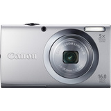 Canon PowerShot A2400 IS 16 Megapixel Compact Camera - Silver - 6183B001