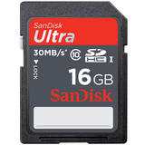 SanDisk Ultra 16 GB Secure Digital High Capacity (SDHC) - 1 Card SDSDU-016G-A11