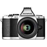 Olympus OM-D E-M5 16.1 Megapixel Mirrorless Camera (Body with Lens Kit) - 12 mm - 50 mm - Silver V204045SU000