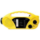 STANSPORT Stansport Hand Crank/Solar Battery Radio/Flashlight