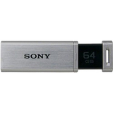 Sony Micro Vault Mach USM64GQ 64 GB USB 3.0 Flash Drive - Silver - USM64GQS