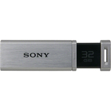 Sony Micro Vault Mach USM32GQ 32 GB USB 3.0 Flash Drive - Silver - USM32GQS