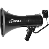 PYLE PylePro 50 Watts Professional Piezo Dynamic Megaphone w/3.5mm Aux-In For Digital Music/iPod