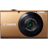 Canon PowerShot A3400 IS 16 Megapixel Compact Camera - Gold 6187B005
