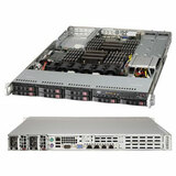 Supermicro SuperServer 1027R-WRFT+ Barebone System - 1U Rack-mountable - Intel C606 Chipset - Socket R LGA-2011 - 2 x Processor Support - Black