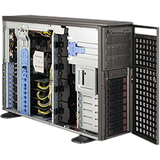 SUPERMICRO Supermicro SuperWorkstation 7047GR-TRF Barebone System - 4U Tower - Intel C602 Chipset - Socket R LGA-2011 - 2 x Processor Support - Dark Gray