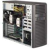 SUPERMICRO Supermicro SuperWorkstation 7037A-i Barebone System Mid-tower - Intel C602 Chipset - Socket R LGA-2011 - 2 x Processor Support - Black