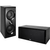 KEF AMERICA-HOME A/V KEF C6LCR 150 W RMS Speaker - 2-way - Black Ash