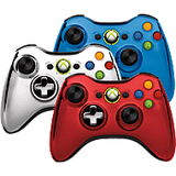 Microsoft Xbox 360 Special Edition Chrome Series Wireless Controller 43G-00027