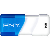 PNY PNY Compact Attache 8 GB USB 2.0 Flash Drive - Blue