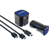 DIGIPOWER DigiPower SP-PK501 Smartphone Home and Car Charger Kit
