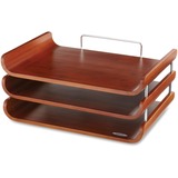 SAFCO Safco Bamboo Triple Tray