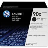 HP 90X Black Dual Pack LaserJet Toner Cartridges