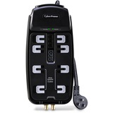 CYBERPOWER CyberPower Home Theater Surge Protection CSHT808TC