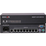 Minicom by Tripp Lite Smart 108 SPU - 8-Port Cat5 KVM Switch for Rack Environments