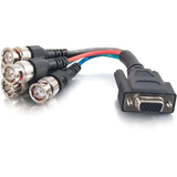 GENERIC C2G 6in Premium HD15 Female to RGBHV (5-BNC) Male Video Cable