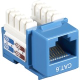 BLACK BOX Black Box CAT6 Value Line Keystone Jack, Blue, 25-Pack