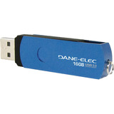 DANE ELECTRONICS Dane-Elec 16 GB USB 3.0 Flash Drive - Blue