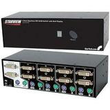 StarTech.com 4 Port DVI Dual Monitor KVM Switch