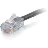 C2G 1ft Cat6 Non-Booted Network Patch Cable (Plenum-Rated) - Black