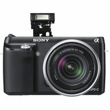 Sony alpha NEX-F3K 16.2 Megapixel Mirrorless Camera (Body with Lens Kit) - 18 mm - 55 mm - Black NEXF3KB