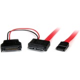 STARTECH.COM StarTech.com 0.5m Slimline SATA Female to SATA with SATA Power Cable Adapter