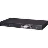 INTELLINET NETWORKING Intellinet 16-Port PoE+ Web-Managed Gigabit Switch with 2 SFP Ports