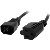 STARTECH.COM StarTech.com 2 ft Computer Power Cord IEC 320 C14 to NEMA 5-15R